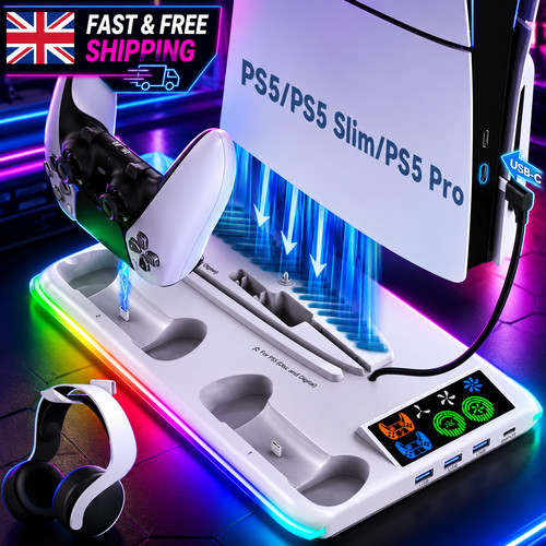 Ps5 stand cooling - ps5, fan