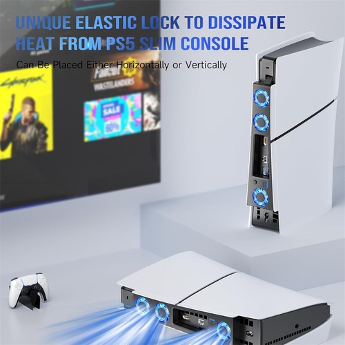 Upgraded quiet led cooler fan - quiet,