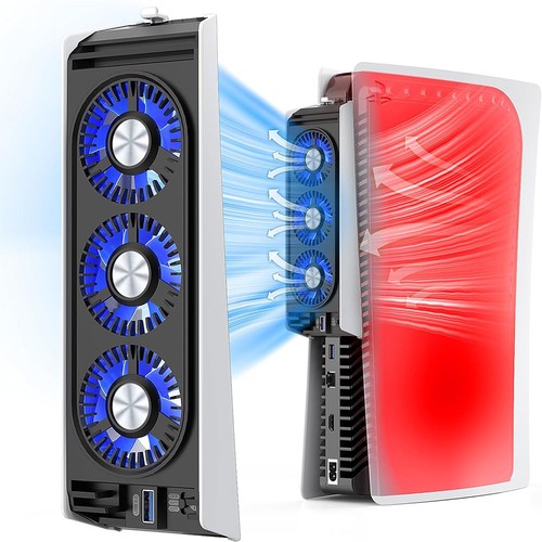 Led cooling fan for - for, ps5