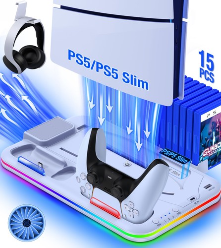 Ps5 stand cooling station - ps5,