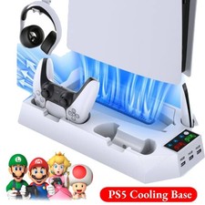 PS5 Stand with 2 Cooling Fan