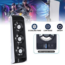 LED Cooling Fan w/USB Port for