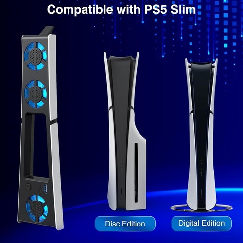 For ps5 slim cooling fan - for,