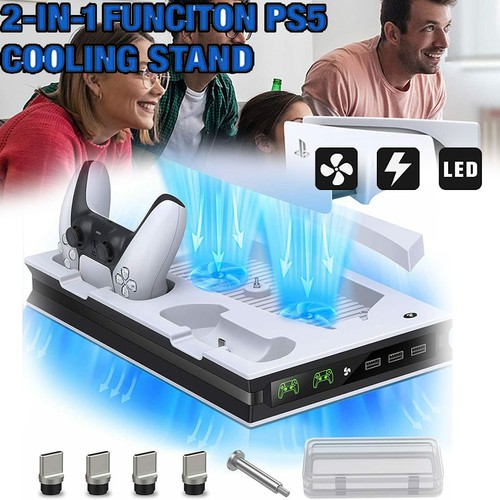 Ps5 stand cooling fan - w/,